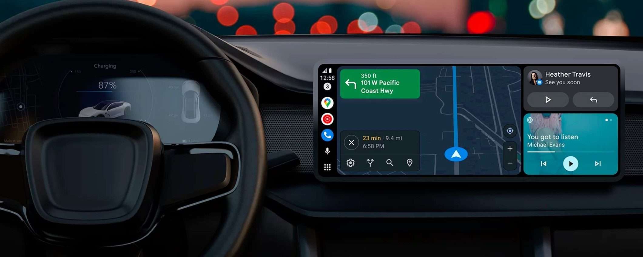 Android Auto 12.2 rinnova il design delle icone