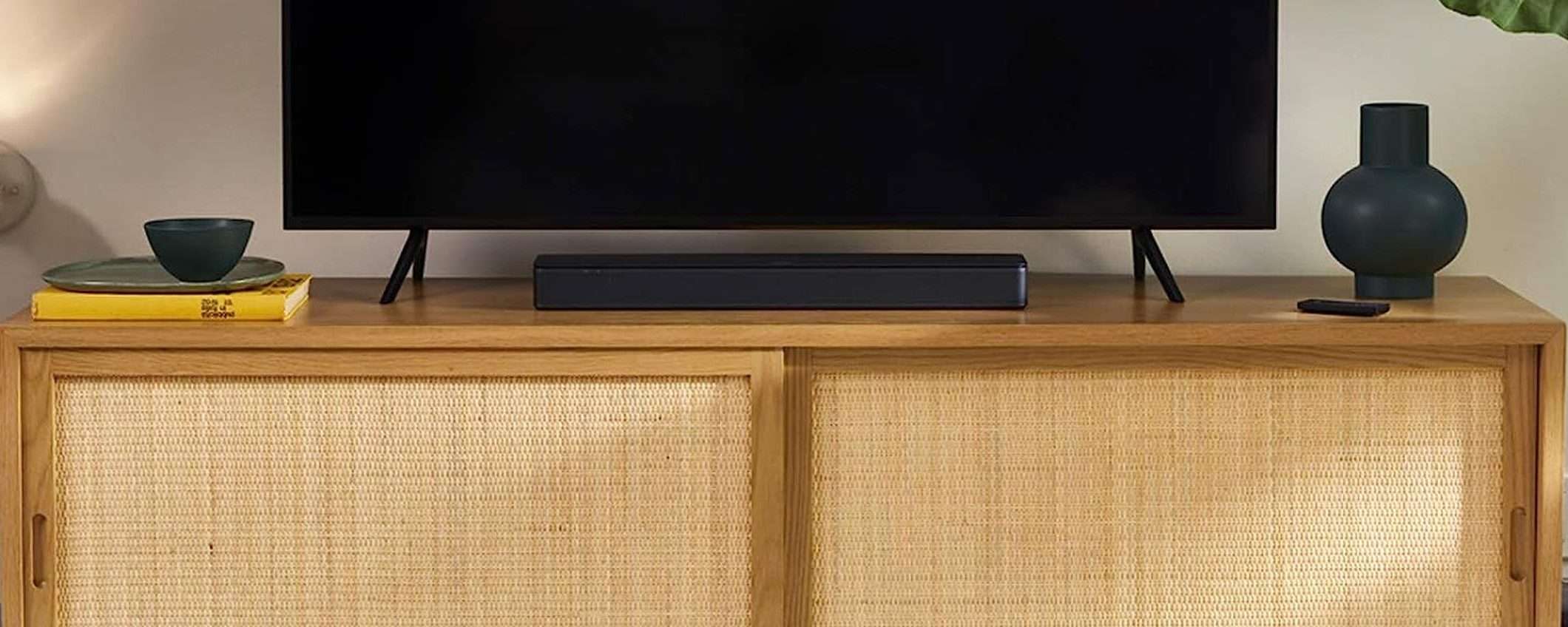 Bose TV Speaker: OFFERTA A TEMPO per la soundbar Bluetooth