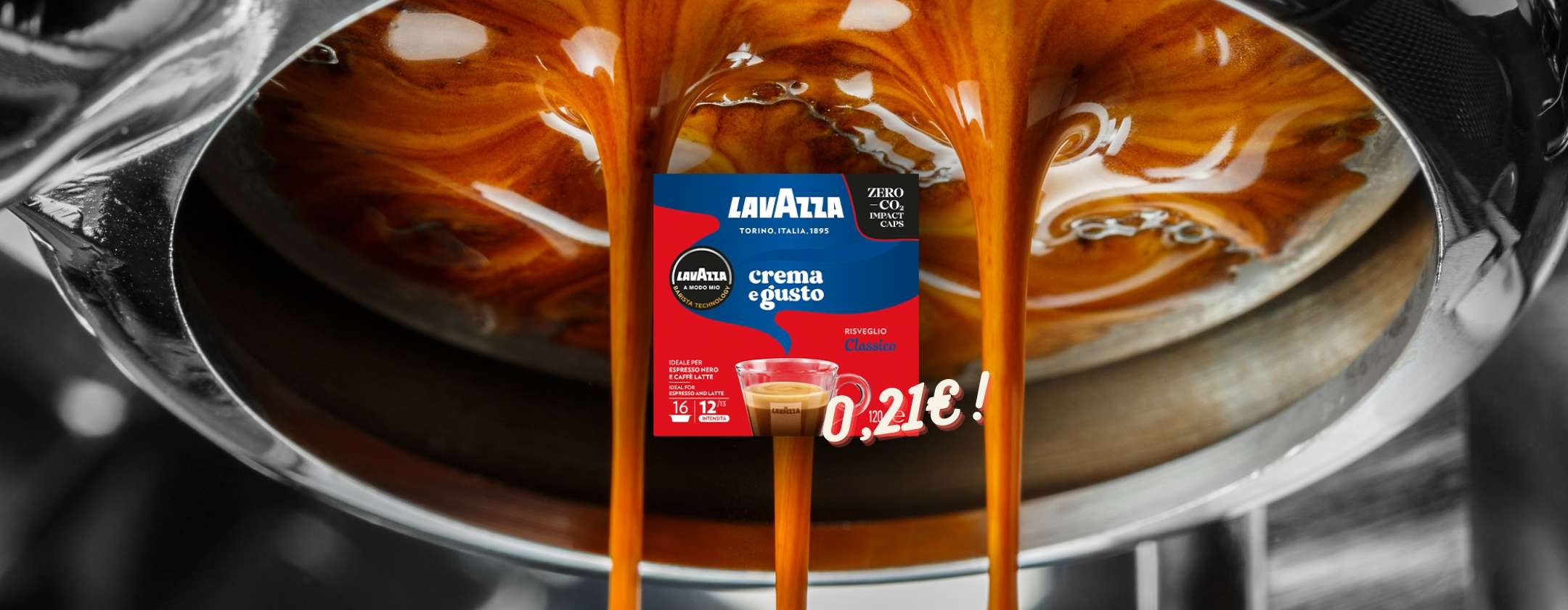 Capsule Caffè Lavazza A Modo Mio ORIGINALI in PROMO a 0,21€