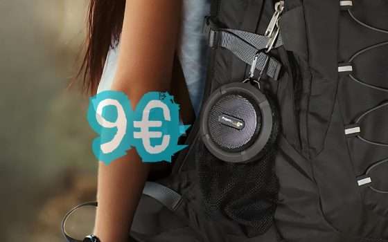 Cassa Bluetooth IMPERMEABILE anche sotto la doccia a soli 9€