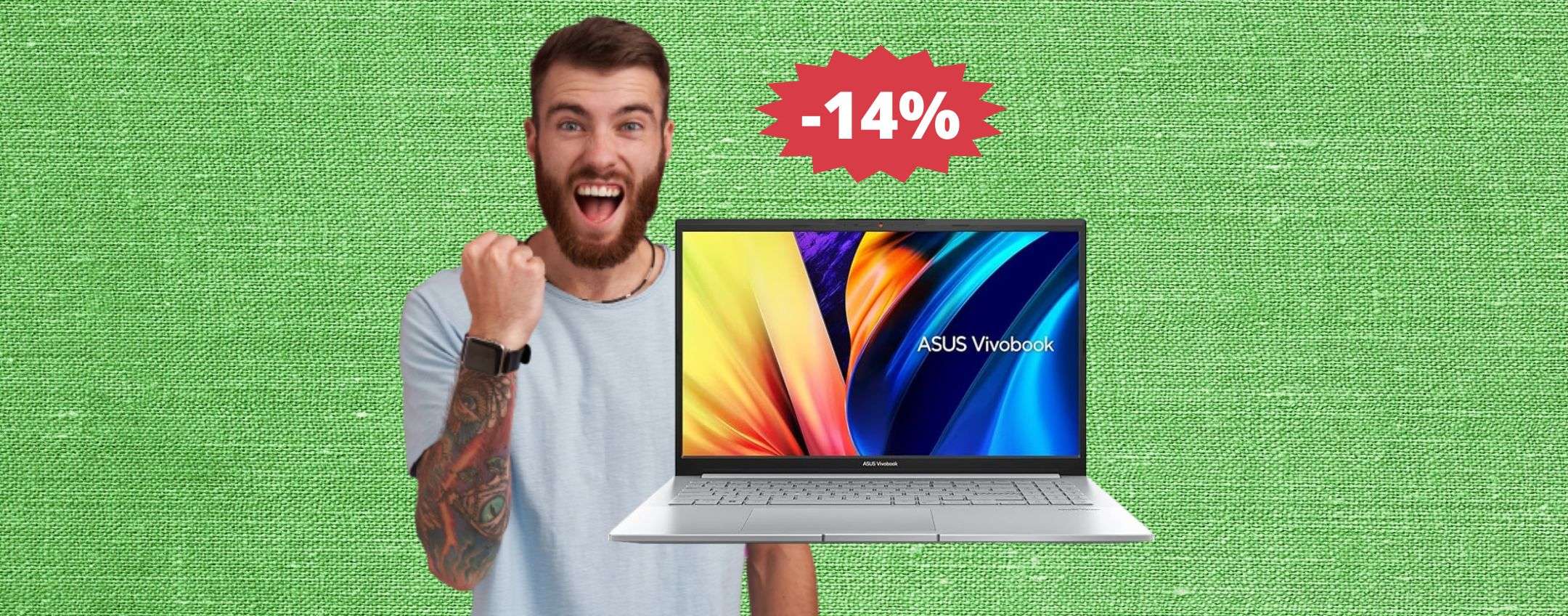 ASUS Vivobook Pro 15: SUPER sconto di 200 euro su Amazon