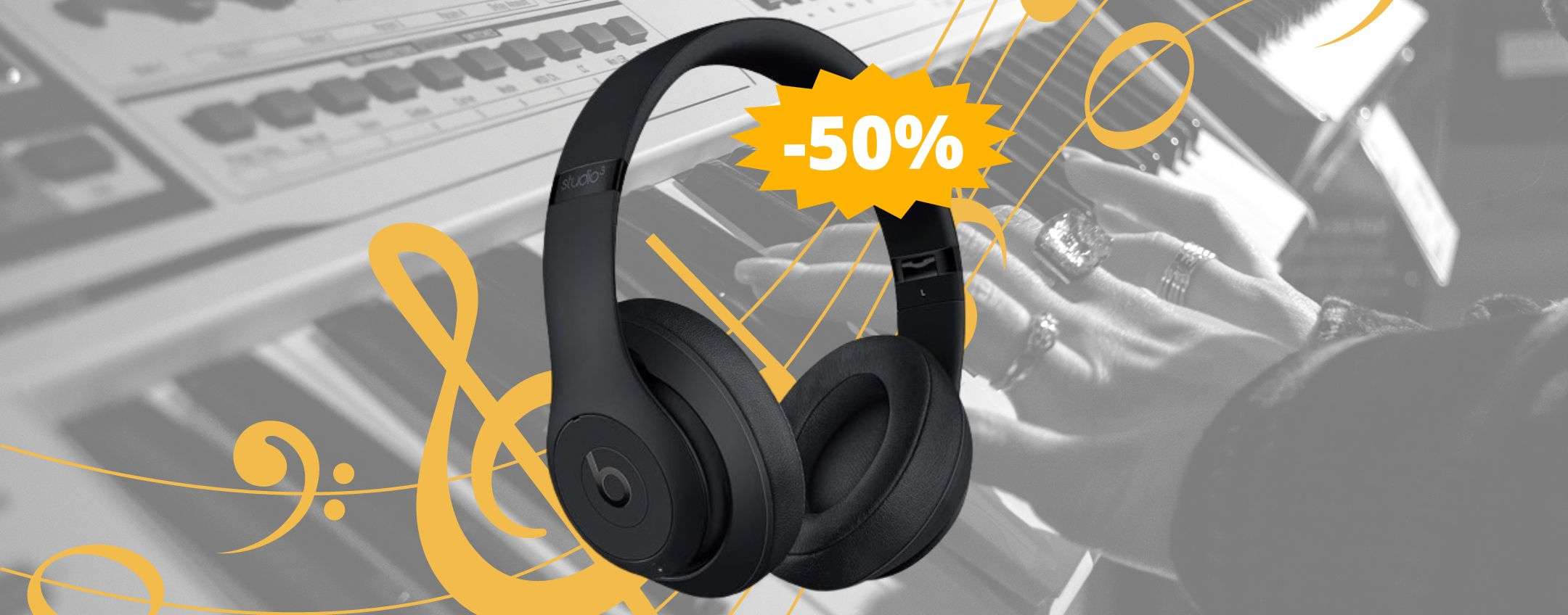 Cuffie Beats Studio3: per chi non si accontenta (-50%)