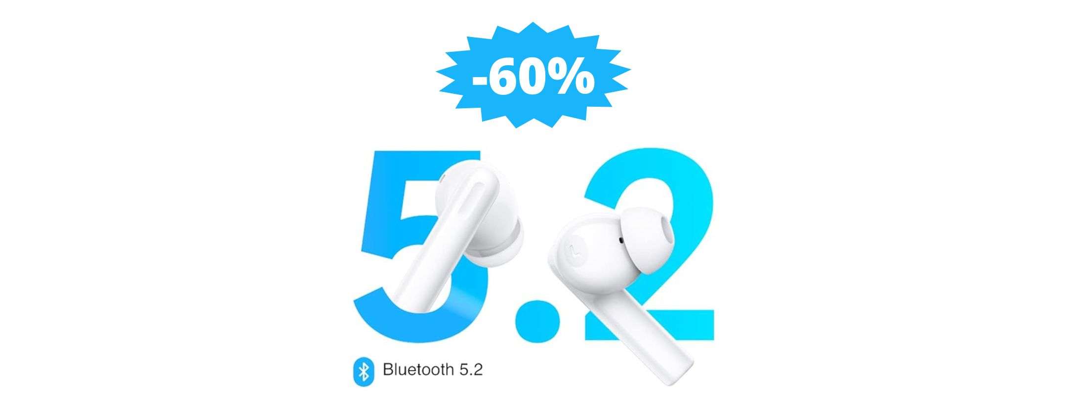 OPPO Enco Buds2: CROLLO del prezzo su Amazon (-60%)