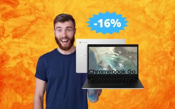 Samsung Galaxy Chromebook Go: difficile RESISTERGLI (-16%)