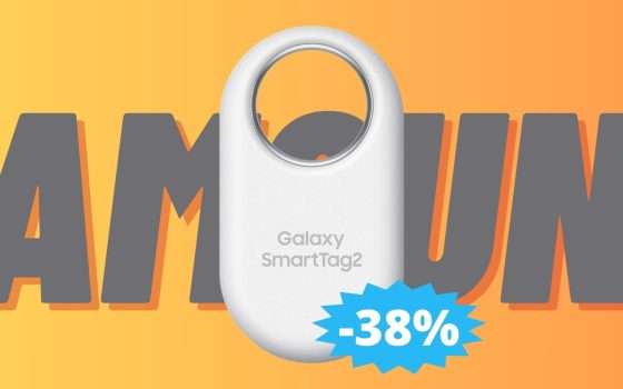 Samsung Galaxy SmartTag2: sconto EPICO del 38% su Amazon