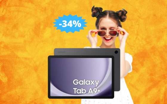 Samsung Galaxy Tab A9+: un AFFARE da non perdere (-34%)