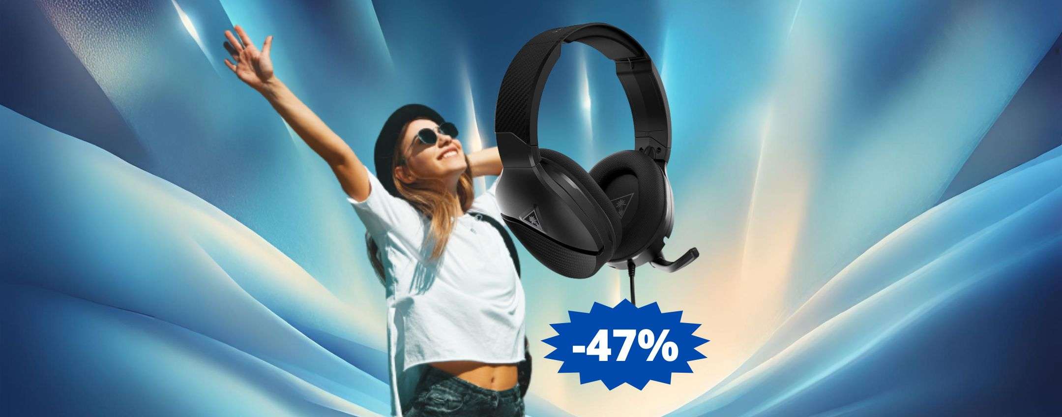 Turtle Beach Recon 200 Gen 2: sconto EPICO del 47% su Amazon