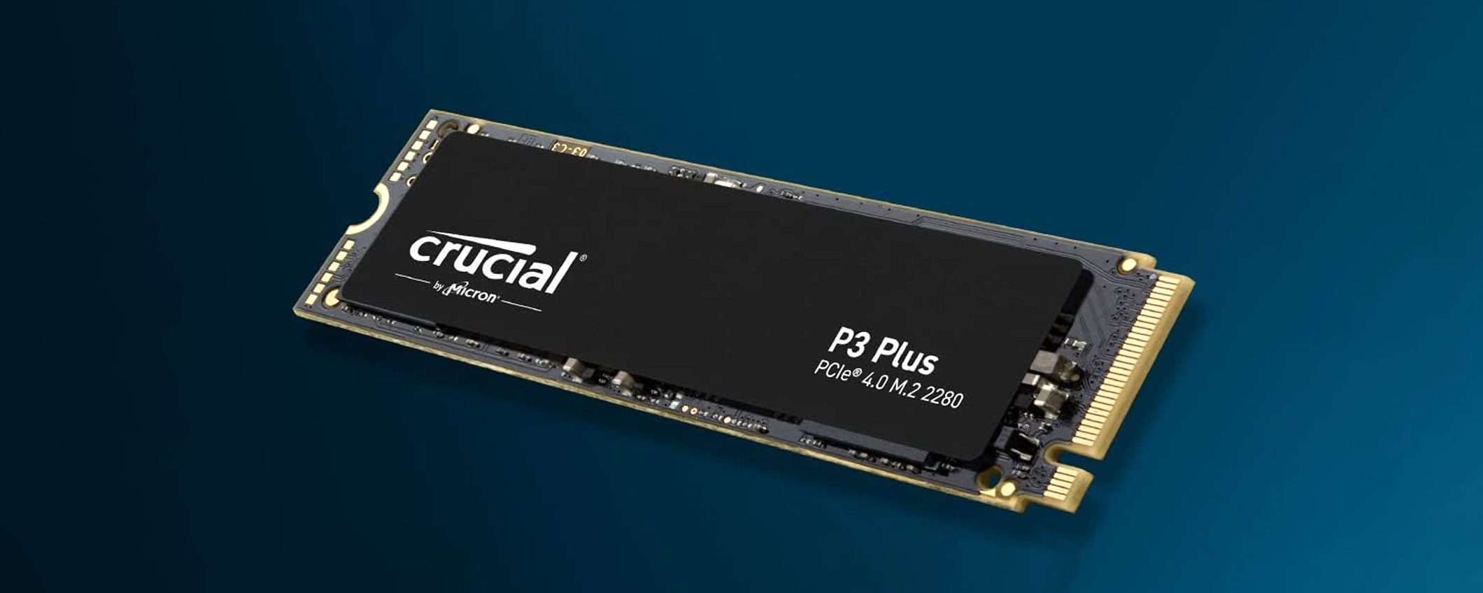 PREZZO MINIMO STORICO per la SSD NVMe da 1 TB di Crucial