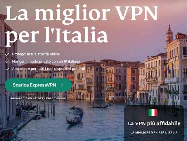 ExpressVPN, la miglior VPN per l'Italia