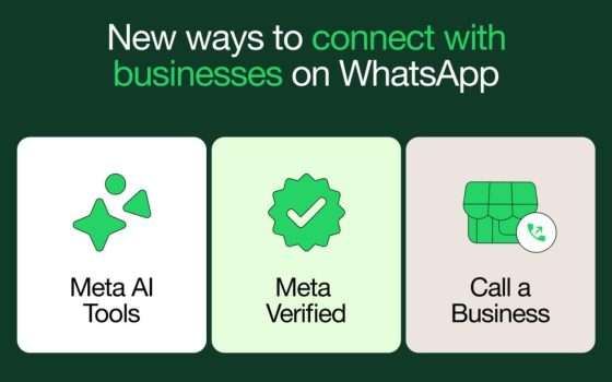 Su WhatsApp Business arrivano le funzioni AI per le aziende