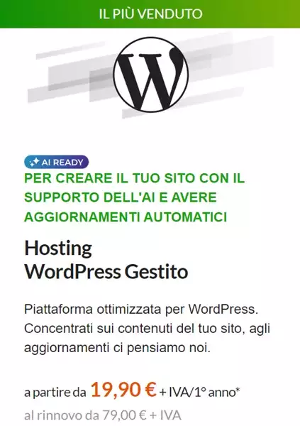 hosting wordpress gestito aruba