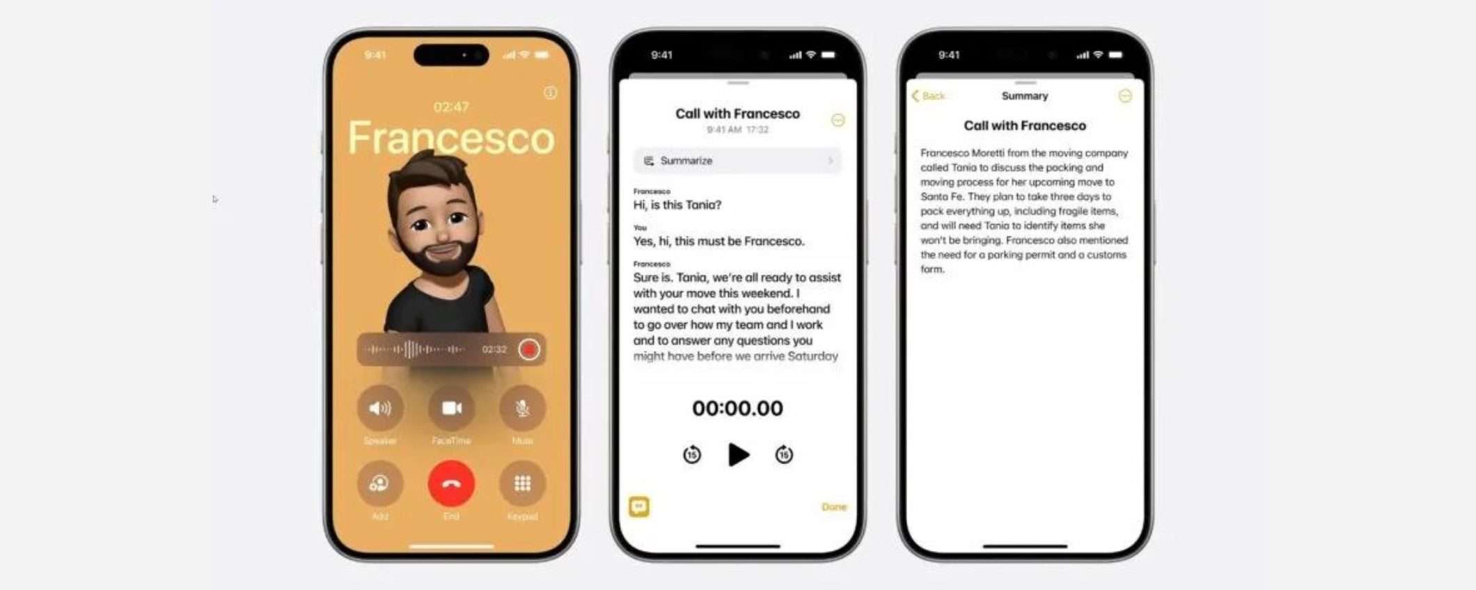 iOS 18, si potranno registrare le telefonate e trascriverle con l'AI