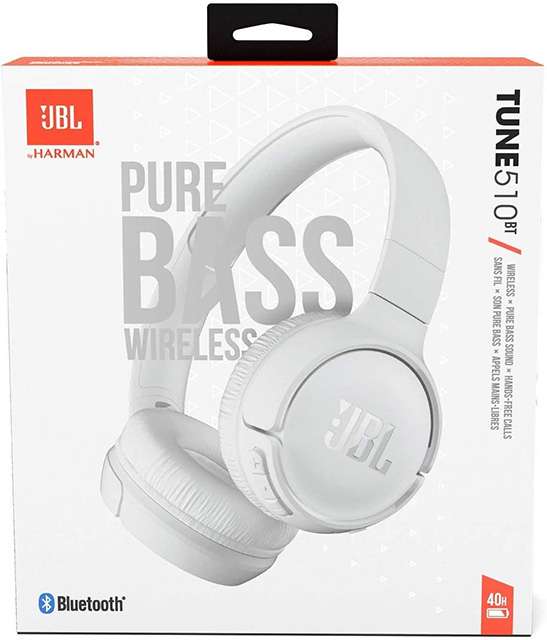 Le cuffie sovraurali JBL Tune 510BT con Bluetooth e design on-ear