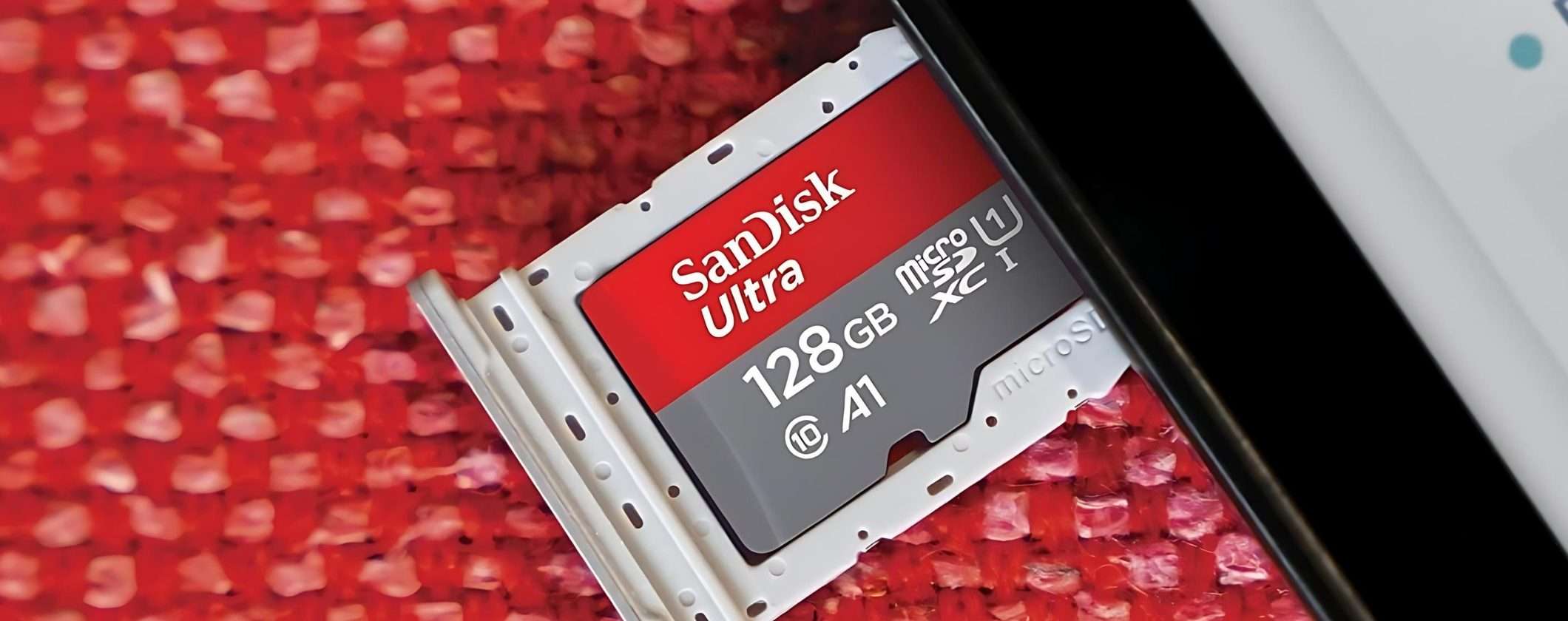 MicroSD SanDisk 128GB al 48% di SCONTO su Amazon