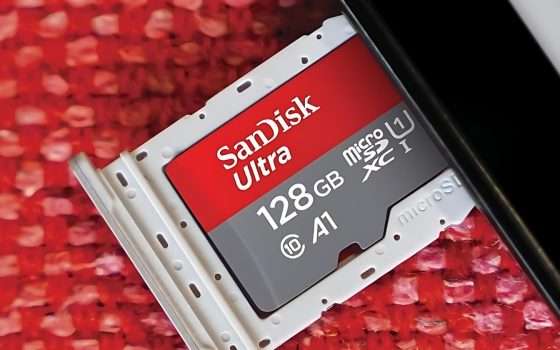 MicroSD SanDisk 128GB al 48% di SCONTO su Amazon