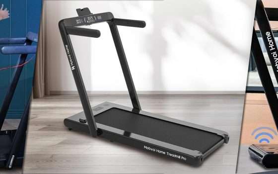 Tapis roulant pieghevole con BT a -100€: è Treadmill Pro