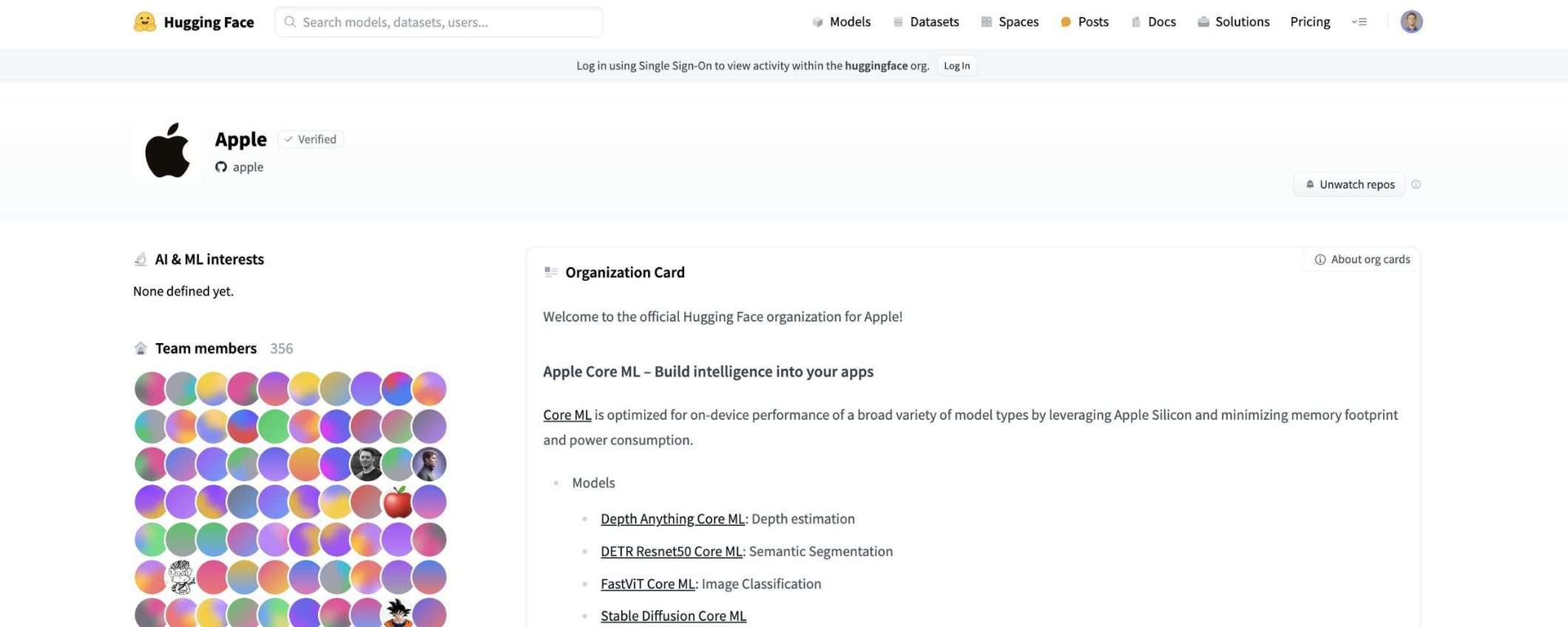 Apple pubblica 20 modelli AI open-source su Hugging Face