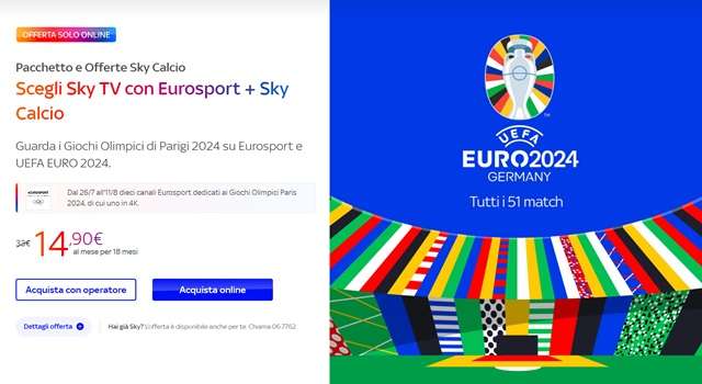 offerta sky euro 2024