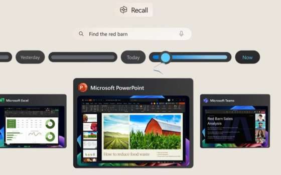Niente Recall nei PC Copilot Plus, Microsoft rinvia la funzione AI