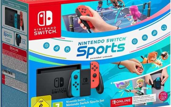 Nintendo Switch + Switch Sport e fascia per gamba a soli 259€ su eBay