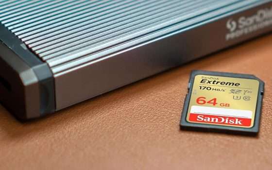 SanDisk Extreme: SD 64GB+RescuePRO Deluxe in sconto a -46%