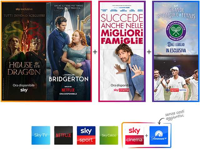 L'offerta di Sky Q con Sky e Netflix per 30 giorni