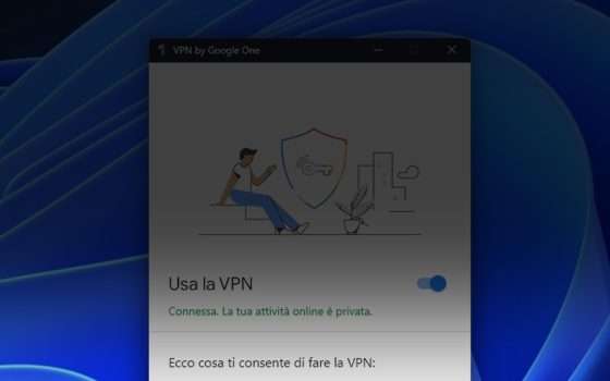 La VPN inclusa in Google One si spegne oggi