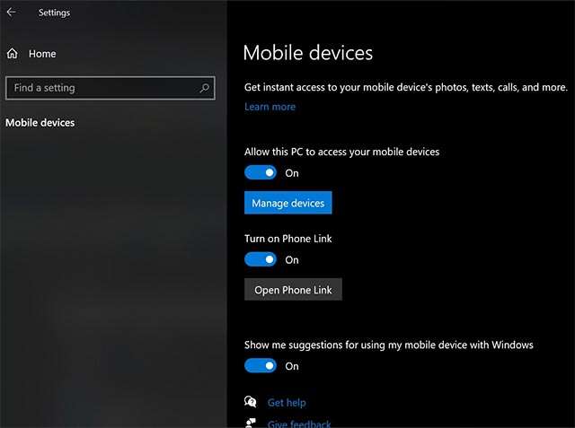 L'integrazione dei dispositivi mobile in Windows 10
