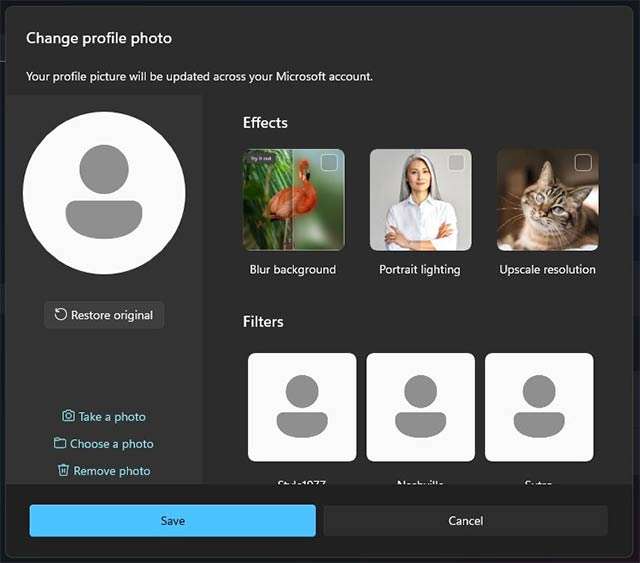 La creazione delle immagini profilo di Windows 11 con l'IA generativa