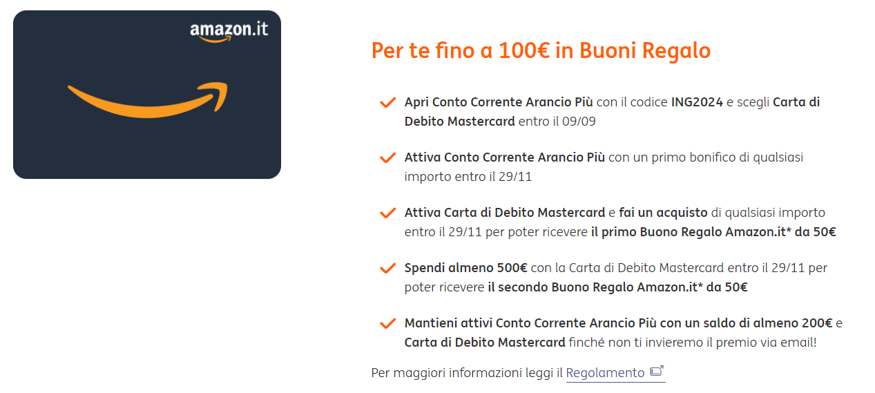 100 euro di Buoni Amazon.it