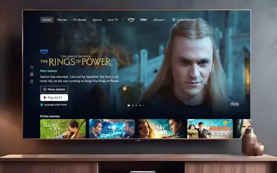 Amazon aggiorna l'interfaccia dell'app Prime Video