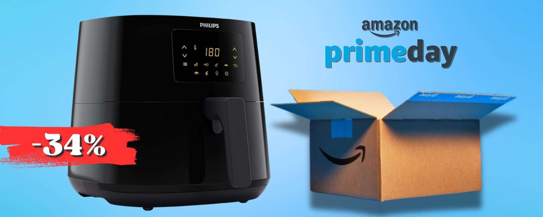 Il Prime Day FRIGGE il prezzo della Philips AirFryer XL (WOW)