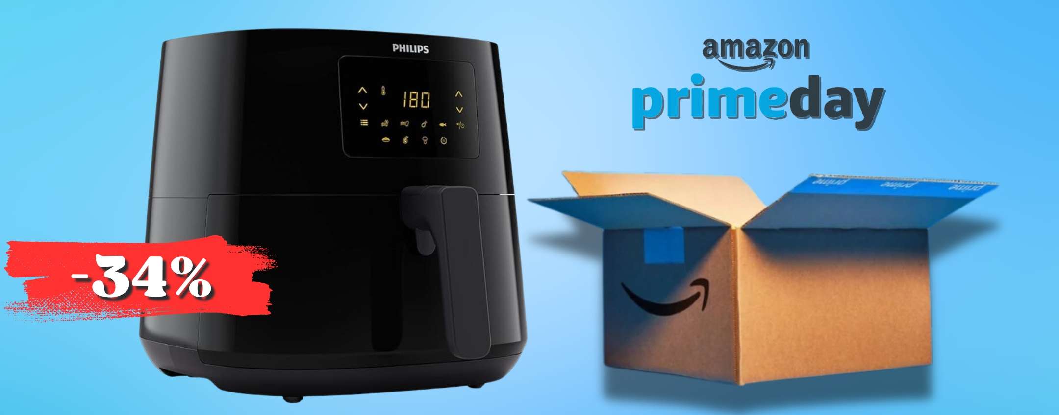 Il Prime Day FRIGGE il prezzo della Philips AirFryer XL (WOW)