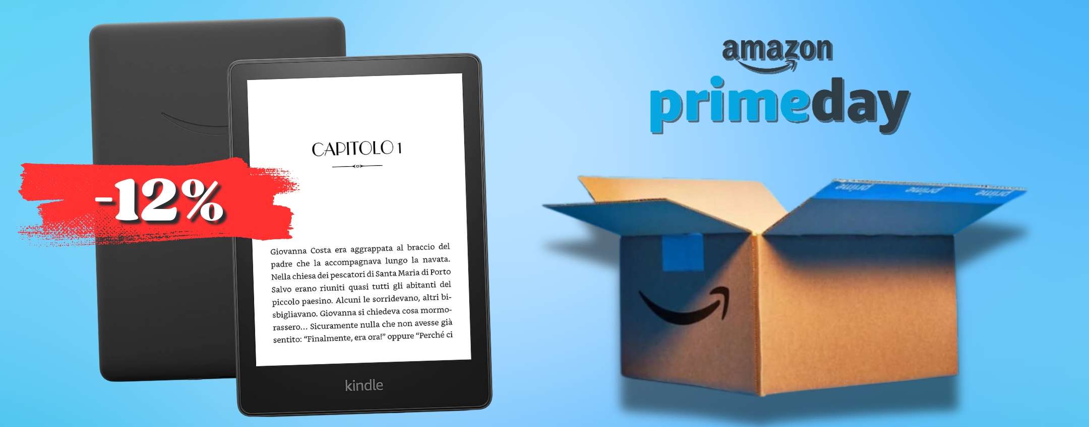 Kindle Paperwhite: è il momento di acquistarlo, leggi OVUNQUE (-12%)