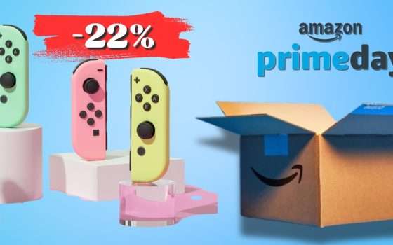 Joy-Con per Nintendo Switch color pastello: prezzo PAZZO al Prime Day