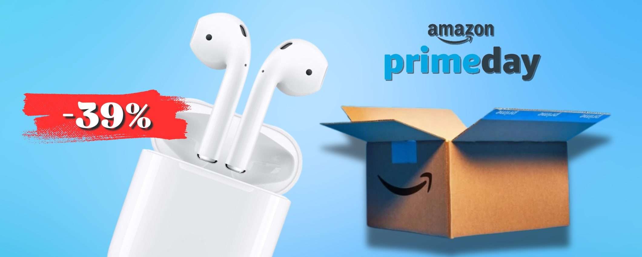 Apple AirPods PROTAGONISTE per Prime Day 2024: sconto 39%