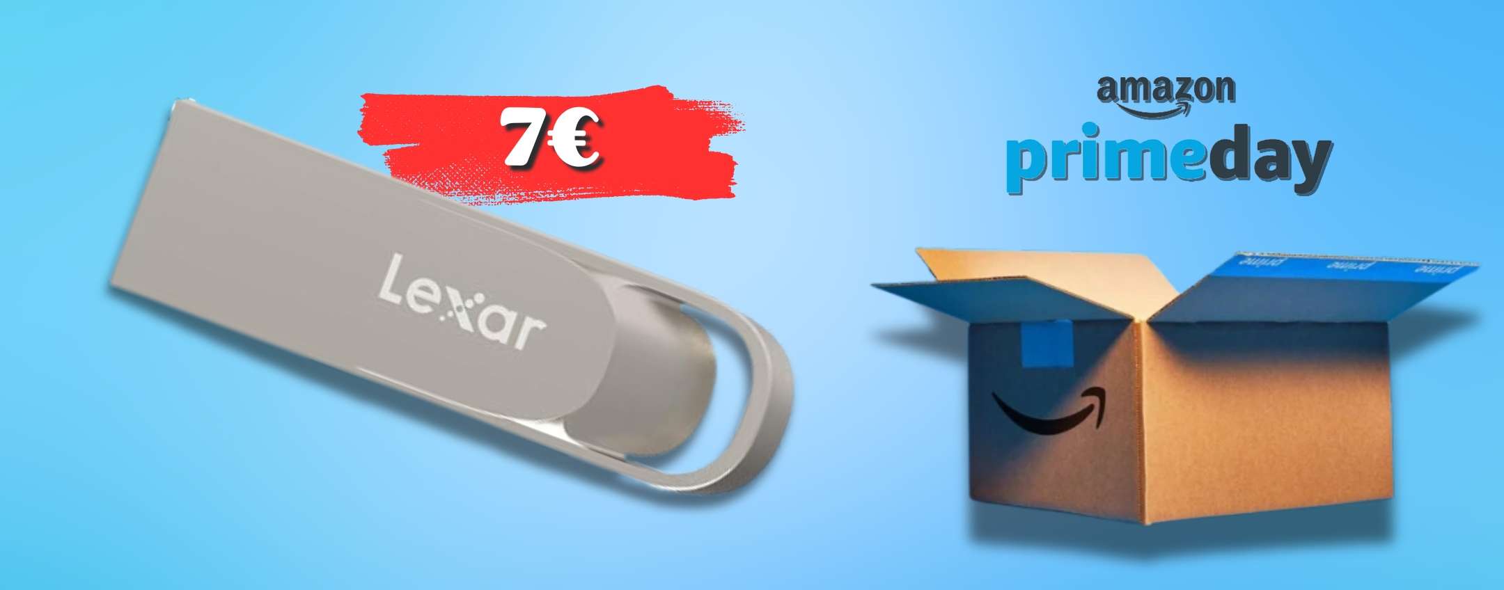 La BEST SELLER del Prime Day 2024: la chiavetta USB 3.0 64GB a 7€