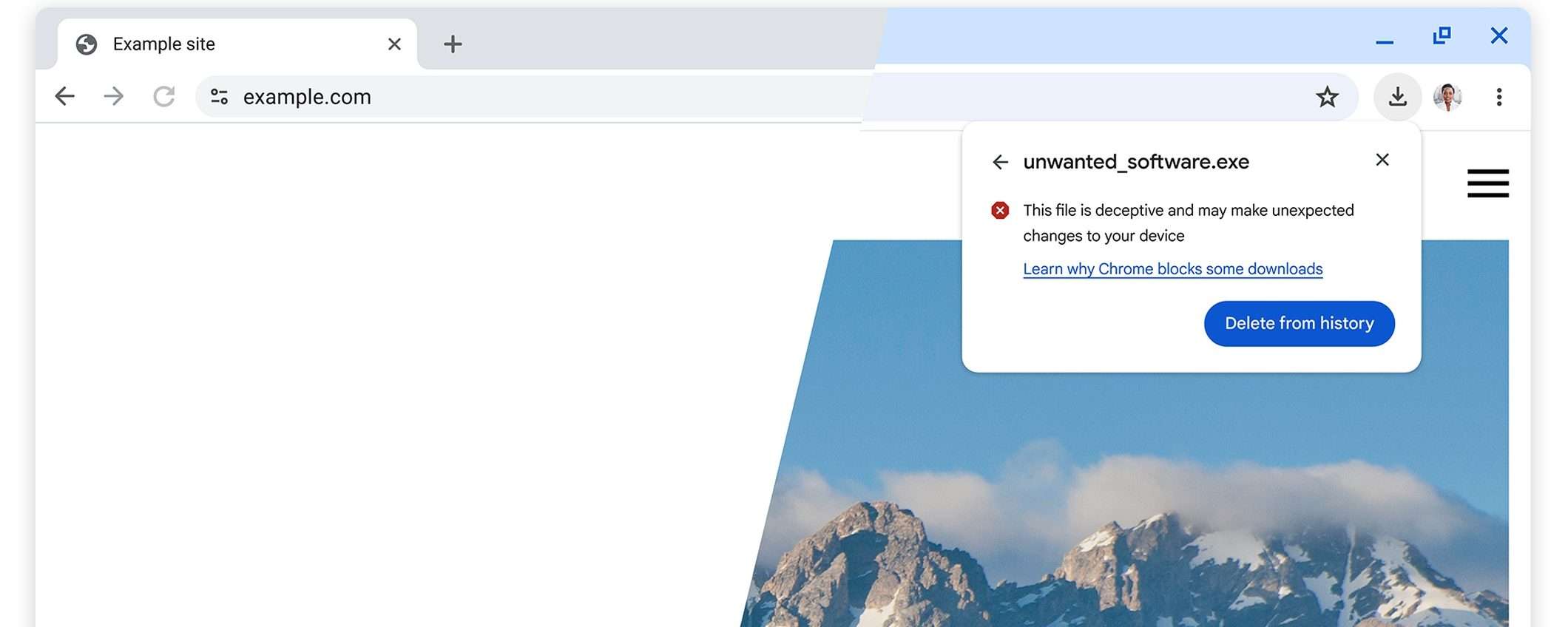 Chrome: avvisi di pericolo per download sospetti