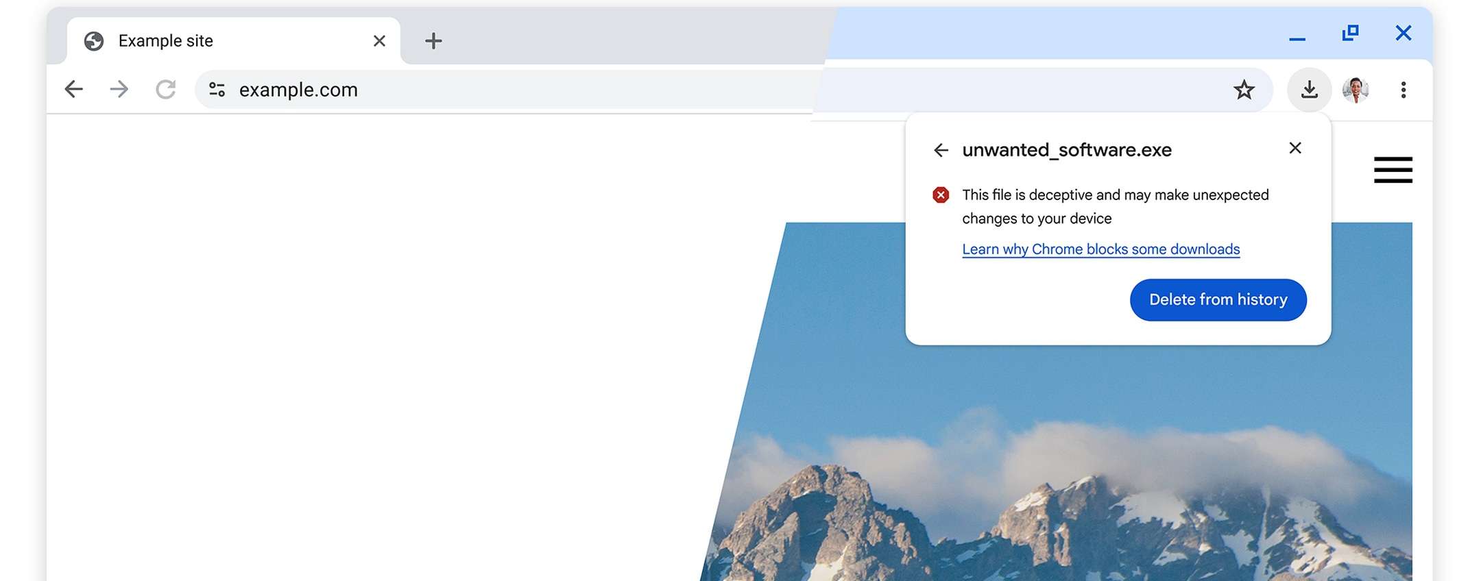 Chrome: avvisi di pericolo per download sospetti