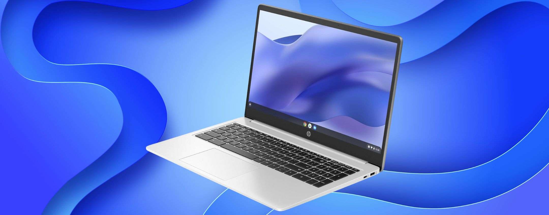 Chromebook HP, velocissimo e con display antiriflesso: 200€ di sconto Amazon