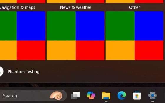Windows 11: app organizzate in categorie nel menu Start