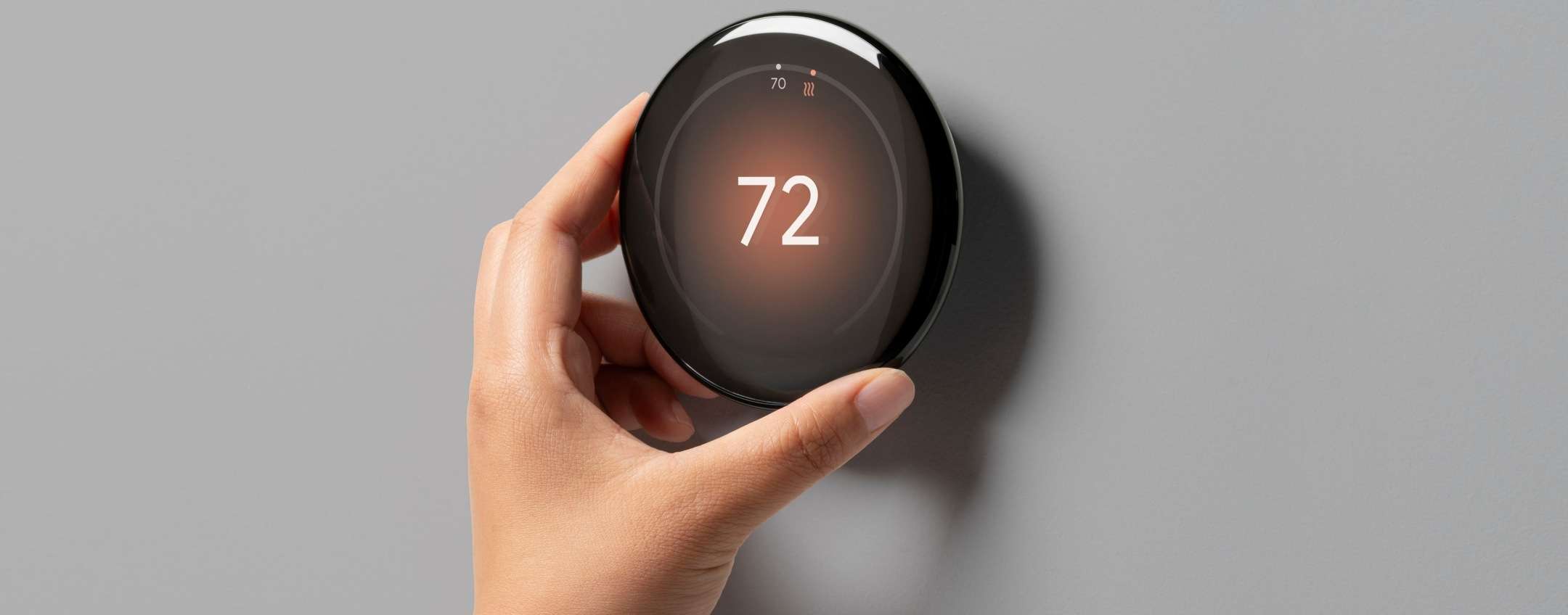 Google Nest Learning Thermostat con display borderless