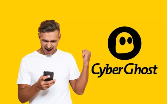 Maxi offerta Cyberghost: 83% di sconto + 4 mesi extra gratis