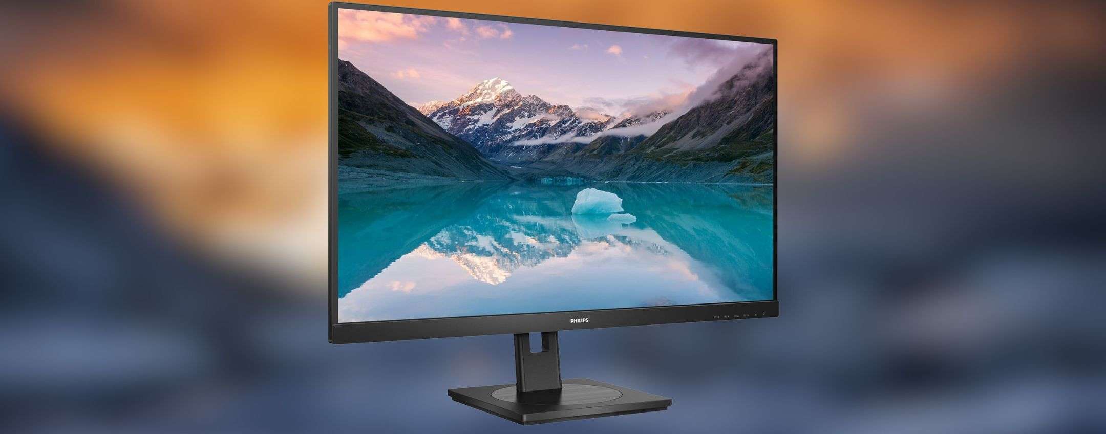 Monitor Philips 27″ QHD con hub USB e altoparlanti integrati in sconto su Amazon (-25%)