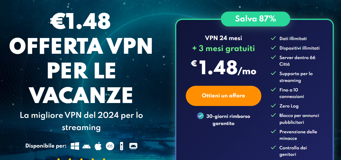 Nuova promo VPN