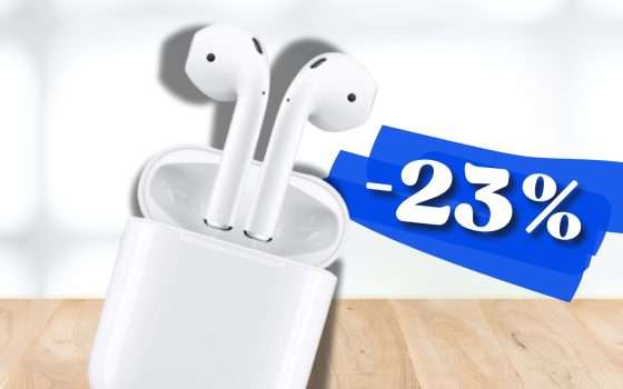 OCCASIONE per gli AirPods di 2ª generazione: prezzaccio su Amazon