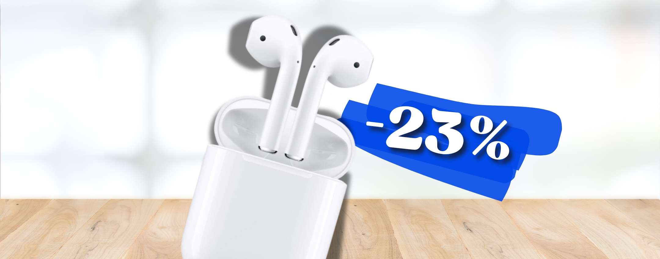 OCCASIONE per gli AirPods di 2ª generazione: prezzaccio su Amazon