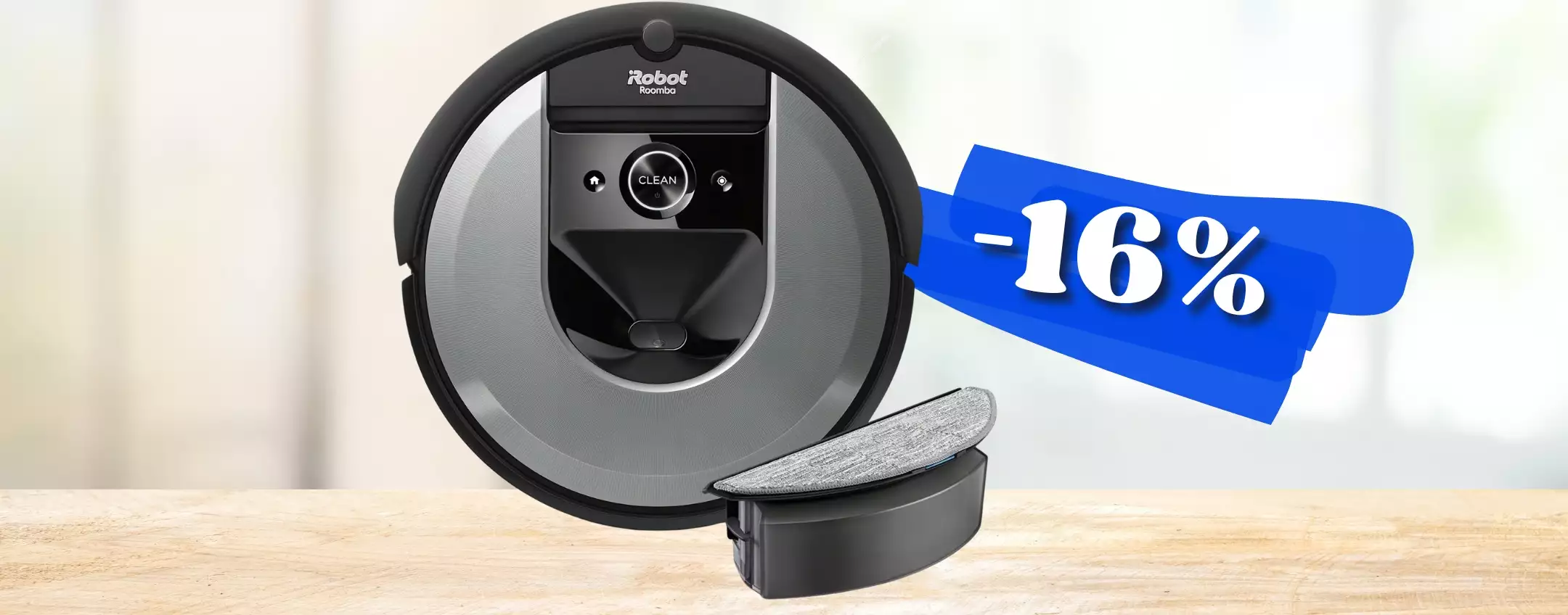 iRobot Roomba i8: Aspirapolvere con Lavapavimenti a prezzo SPECIALE