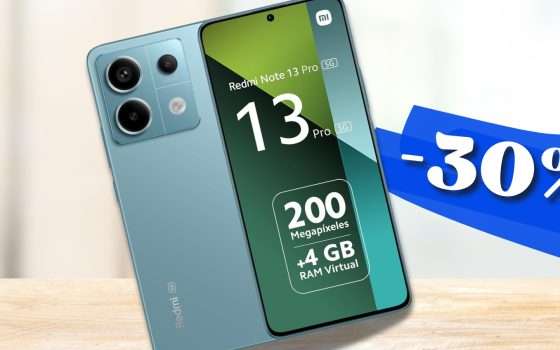 Scopri Redmi Note 13 Pro 5G: 8+256GB, Fotocamera 200 MP a prezzo SHOCK