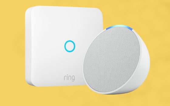 Ring Intercom + Echo Pop: il bundle in offerta ANTICIPATA per i Prime Day (-39%)